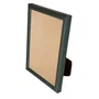 Porta Retrato Com Moldura Abaulada Lisa Revestida Com Suporte e PVC Antirreflexo - 2x3