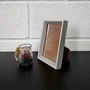 Porta Retrato com Moldura Chanfrada e Vidro Mais Fundo com Suporte - 1,5x2