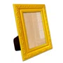 Porta Retrato Com Moldura De Gravação De Ornamentos Com Suporte E Frente Em Acetato - 3,4x1,4