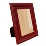 Porta Retrato Com Moldura De Gravação De Ornamentos Com Suporte E Frente Em Acetato - 3,4x1,4
