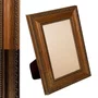 Porta Retrato Com Moldura de Madeira Clássica com Detalhes Gravados Com Suporte E Frente Em PVC Antirreflexo - 3,2x1,5