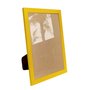Porta Retrato Com Moldura E Vidro Mais Fundo Com Suporte
