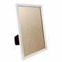 Porta Retrato com Moldura Minimalista e PVC Mais Fundo com Suporte - 1,5x1