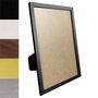 Porta Retrato com Moldura Minimalista e PVC Mais Fundo com Suporte - 1,5x1