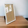 Porta Retrato com Moldura Minimalista e Vidro Mais Fundo com Suporte - 1,5x1