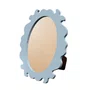 Porta Retrato com Moldura Provençal Colorida Oval Em MDF 6mm Com Suporte em MDF e PVC Antirreflexo