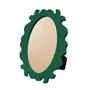 Porta Retrato com Moldura Provençal Colorida Oval Em MDF 6mm Com Suporte em MDF e PVC Antirreflexo