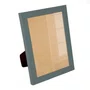 Porta Retrato de Moldura Lisa Revestida e Acetato Mais Fundo com Suporte - 2x2