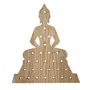 Prateleira Pegboard Budha com 10 Pinos, 1 Prateleira 13,5cm, 1 Prateleira 10cm Em Madeira Pinus