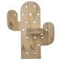 Prateleira Pegboard Cactus com 1 Prateleira 10cm e 6 Pinos Em Madeira Pinus