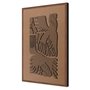 Quadro Para Colorir Alto Relevo Em Mdf Cru 3mm Estilo Matisse