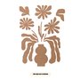 Quadro Para Colorir Alto Relevo Em Mdf Cru 3mm Estilo Matisse