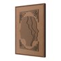 Quadro Para Colorir Alto Relevo Em Mdf Cru 3mm Estilo Matisse