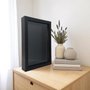 Quadro Cofre Decorativo Com Moldura em Madeira Pinus Para Porta Recordações e Economias - 1,5x4,5