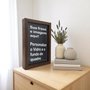 Quadro Cofre Decorativo Personalizado Com Moldura em Madeira Pinus Para Porta Recordações e Economias - 1,5x4,5