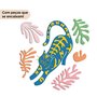 Quadro De Parede 3D Alto Relevo Gato Estilo Matisse em MDF 3mm