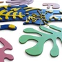 Quadro De Parede 3D Alto Relevo Gato Estilo Matisse em MDF 3mm