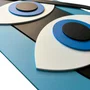 Quadro De Parede 3D Bauhaus Geométrico Olhos em MDF 3mm