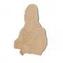 Quadro De Parede 3D Monalisa De Leonardo da Vinci Em Mdf Cru
