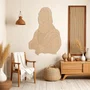 Quadro De Parede 3D Monalisa De Leonardo da Vinci Em Mdf Cru