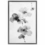 Quadro Decorativa Ran Pintura de Flor Ornamental Orquídea no Estilo Sumiê