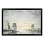 Quadro Decorativo "A Entrada do Porto de Le Havre" de Eugène Boudin