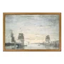 Quadro Decorativo "A Entrada do Porto de Le Havre" de Eugène Boudin