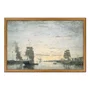 Quadro Decorativo "A Entrada do Porto de Le Havre" de Eugène Boudin