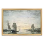 Quadro Decorativo "A Entrada do Porto de Le Havre" de Eugène Boudin