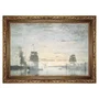 Quadro Decorativo "A Entrada do Porto de Le Havre" de Eugène Boudin