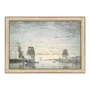 Quadro Decorativo "A Entrada do Porto de Le Havre" de Eugène Boudin