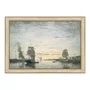 Quadro Decorativo "A Entrada do Porto de Le Havre" de Eugène Boudin