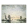 Quadro Decorativo "A Entrada do Porto de Le Havre" de Eugène Boudin