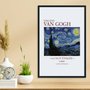 Quadro Decorativo A Noite Estrelada de Van Gogh