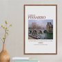 Quadro Decorativo A Ponte Real e o Pavilhão Flore