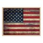 Quadro Decorativo Bandeira dos Estados Unidos Vintage