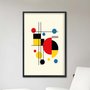 Quadro Decorativo Bauhaus Colorido