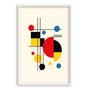 Quadro Decorativo Bauhaus Colorido