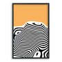 Quadro Decorativo Bauhaus Curvas Abstratas