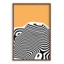 Quadro Decorativo Bauhaus Curvas Abstratas