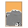 Quadro Decorativo Bauhaus Curvas Abstratas