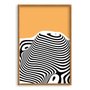 Quadro Decorativo Bauhaus Curvas Abstratas