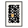 Quadro Decorativo Bauhaus Formas Abstratas