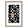 Quadro Decorativo Bauhaus Formas Abstratas