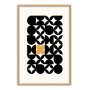 Quadro Decorativo Bauhaus Formas Abstratas