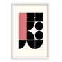 Quadro Decorativo Bauhaus Geométrico