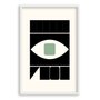 Quadro Decorativo Bauhaus Geométrico Olho