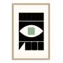 Quadro Decorativo Bauhaus Geométrico Olho