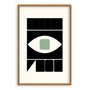 Quadro Decorativo Bauhaus Geométrico Olho