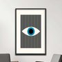 Quadro Decorativo Bauhaus Olho Geométrico